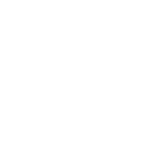 Kiln 9 Ceramics Logo Watermark represents a happy handmade traditional ceramic tea bowl inside a horsetail hair paintbrush stroke of glaze in a circular motion around the tea bowl. Designed by the Artist Candace Webb